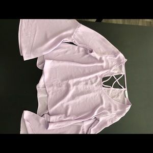 Purple long shelve top